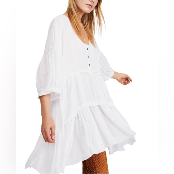 Free People We The Free Skye Tunic Tee Too Dress NWT , sz small - Picture 1 of 13